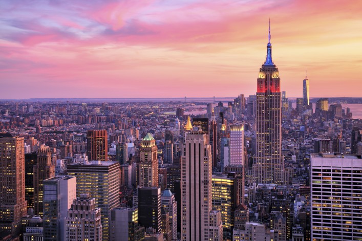 Dämmerung über Manhatten